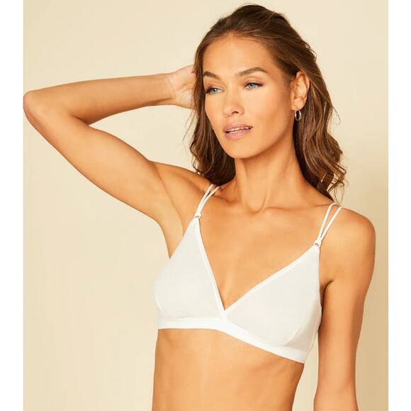 Cosabella white mesh Soire Confidence triangle Bra - Picture 1 of 9